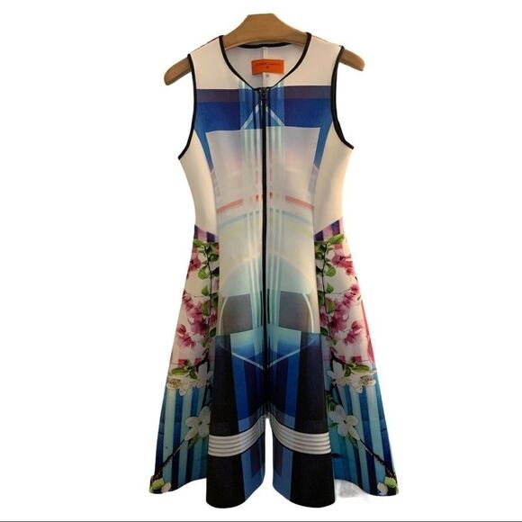 Clover Canyon Scuba Hollywood Bowl Zip Up Dress - Picture 3 of 4